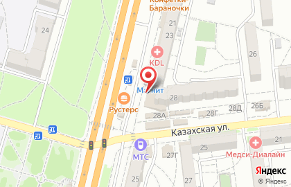 СберБанк России на Казахской улице на карте