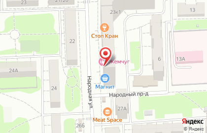 Строительная компания ГлавГрадоСтрой на Народной улице на карте