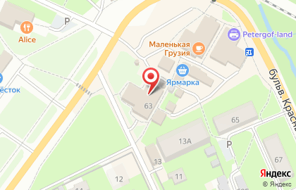 Ателье по пошиву и ремонту одежды на Красных Курсантов на карте