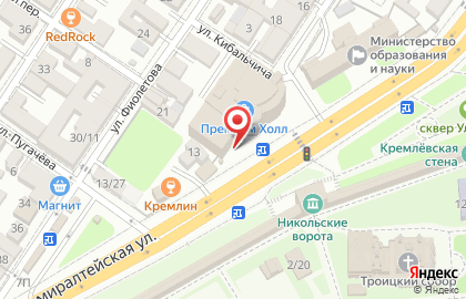 СберБанк на Адмиралтейской улице на карте