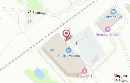 ТрансСнаб на улице Блюхера на карте