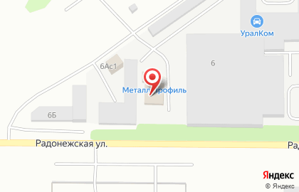 Торговая компания Комплексные Поставки-Ч в Курчатовском районе на карте