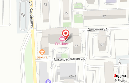 Самара-песок на карте