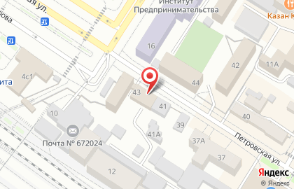 Транспортная компания Забтранс 1 на Петровской улице на карте