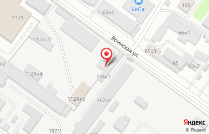 ООО ВИКС на Воинской улице на карте