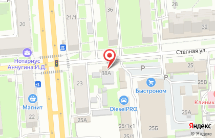Киоск по продаже фруктов и овощей в Новосибирске на карте
