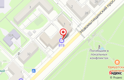 Банкомат ВТБ в Мытищах на карте