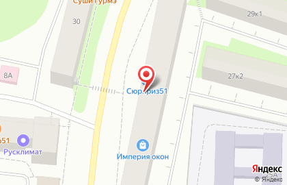 Компания Мегаполис на улице Полярные Зори на карте