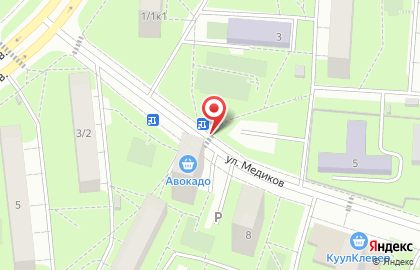 Пресса на улице Медиков на карте