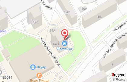 Автомагазин Ласточка в Петрозаводске на карте