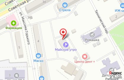 Студия красоты Грация на улице Максима Горького на карте