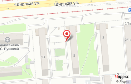 Магазин разливного пива на Широкой, 5 на карте