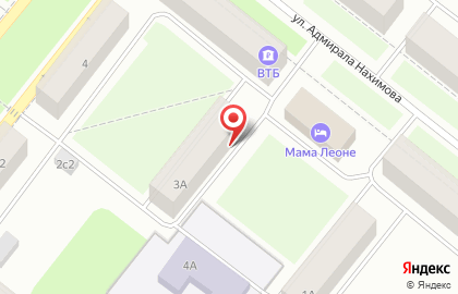 Парикмахерская Для Вас на улице Адмирала Нахимова на карте
