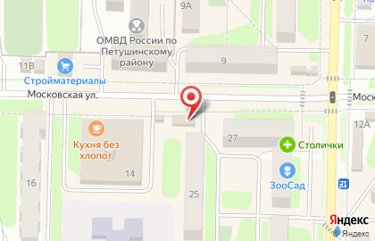Продуктовый магазин во Владимире на карте