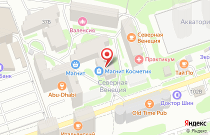 Сеть супермаркетов Магнит на улице Евдокимова на карте