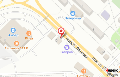 Профстрой на проспекте Ленина на карте