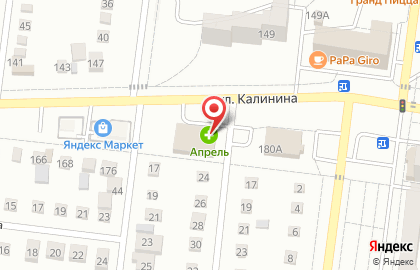 Аптека Апрель в Ставрополе на карте