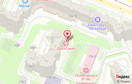 Медицинская лаборатория Гемотест на проспекте Культуры на карте