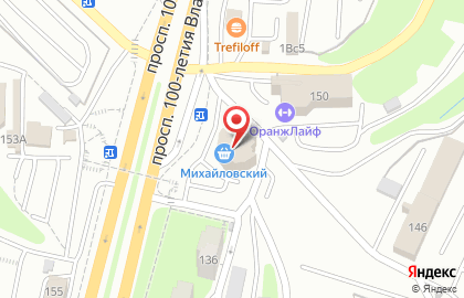 ЗАО Банкомат, Банк ВТБ24 на проспекте 100-летия Владивостока на карте