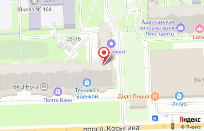 Визит на проспекте Косыгина на карте