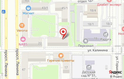 Компания Тирекс в Ленинском районе на карте