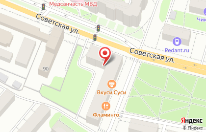 БИНБАНК на Советской улице на карте