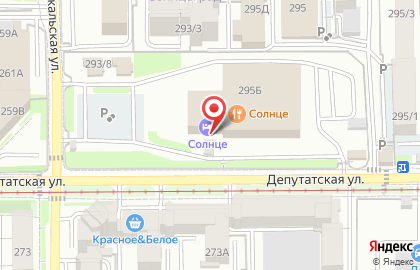 Отель Солнце на карте