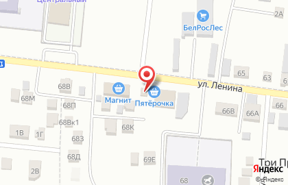 Мясная лавка на улице Ленина на карте