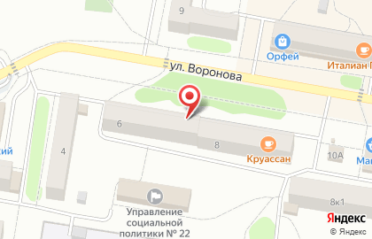 Бизнес ИТ на улице Воронова на карте