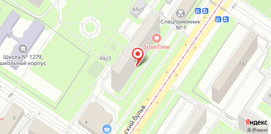 Салон красоты Нарцисс на метро Нахимовский проспект на карте