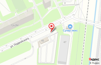 Автостоянка Парк-Групп на улице Подвойского на карте