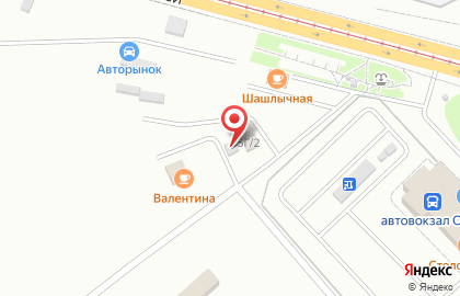 Автостоянка в Оренбурге на карте