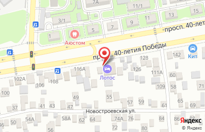 Отель Lotos на карте