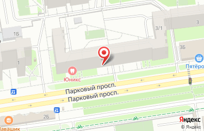 Зоомагазин Ежкин кот на Парковом проспекте на карте
