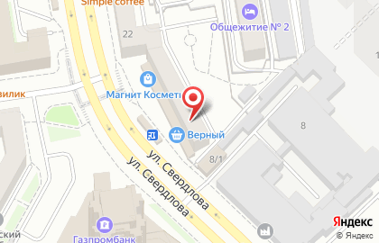 Банкомат Банк Москвы, Екатеринбургский филиал на улице Свердлова, 14 на карте