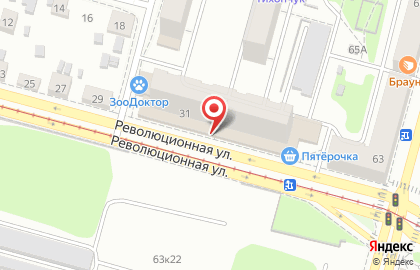 Аптека Цена красна на Революционной улице на карте