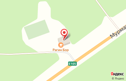 Кафе Рагин бор на карте