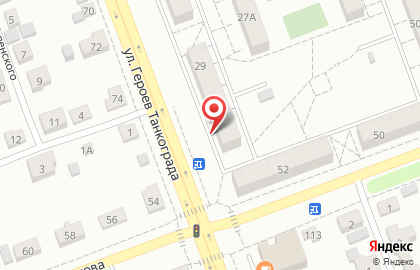 Продуктовый магазин Кооператор в Тракторозаводском районе на карте