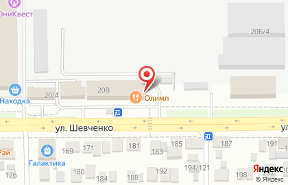 Ресторан Олимп в Дзержинском районе на карте