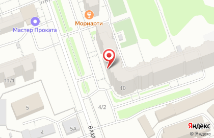 Строительное предприятие КПД на Владивостокской улице на карте