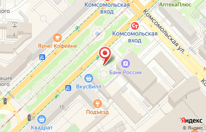 Киоск по изготовлению ключей и ремонту обуви в Центральном районе на карте