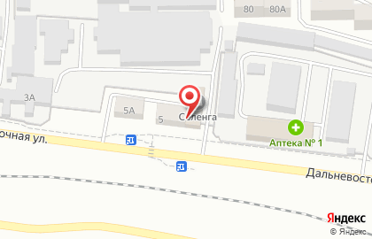 Газетный магазин на Дальневосточной улице на карте