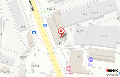 Столовая в Москве на карте