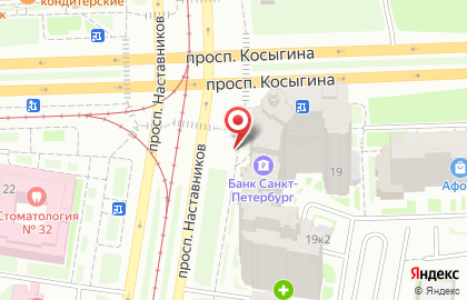 Киоск печатной продукции Святослав в Красногвардейском районе на карте