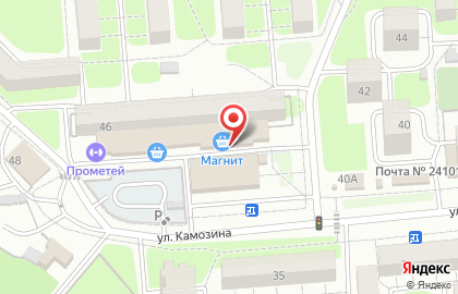 Супермаркет Магнит в Бежицком районе на карте