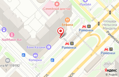 Россельхозбанк в Москве на карте