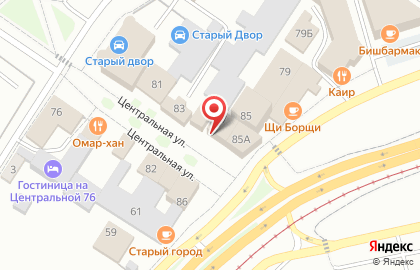 Компания Тимер на Центральной улице на карте