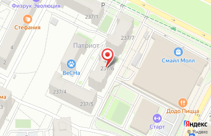 Патриот, ЗАО ГорСтрой на карте