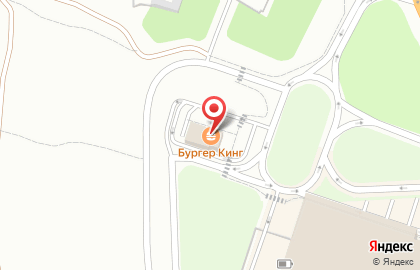 Ресторан быстрого питания Бургер Кинг на шоссе Московское, 65А на карте