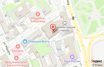Иркутский координационный центр по защите прав военнослужащих и членов их семей на карте